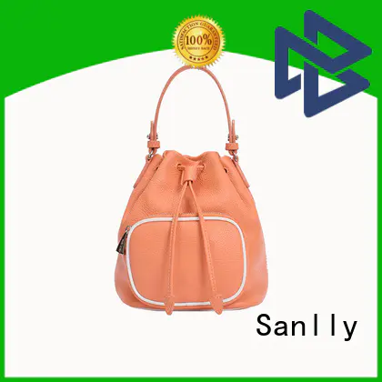Sanlly tote ladies leather tote bag bulk production for girls