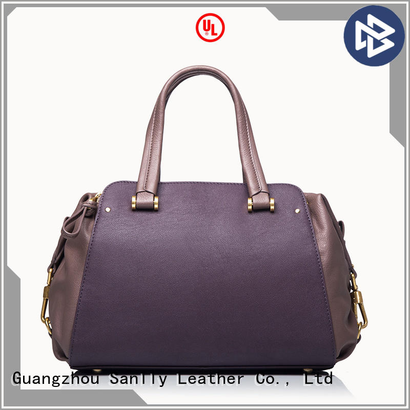 Sanlly durable best women's leather handbags customization for shopping