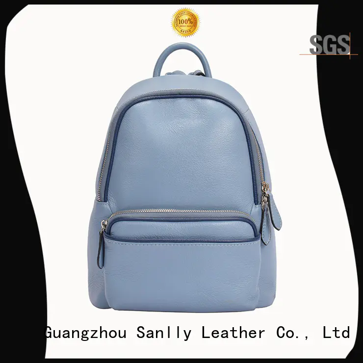 Sanlly top womens leather backpack bags supplier for girls