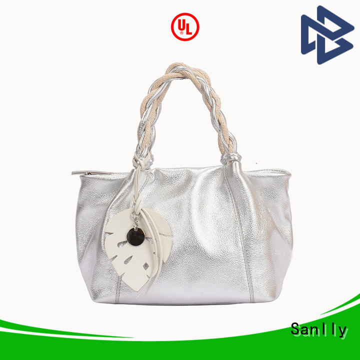 solid mesh leather tote handbags get quote Sanlly