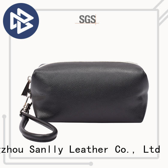 Sanlly on-sale women's leather wristlet wallet OEM for women