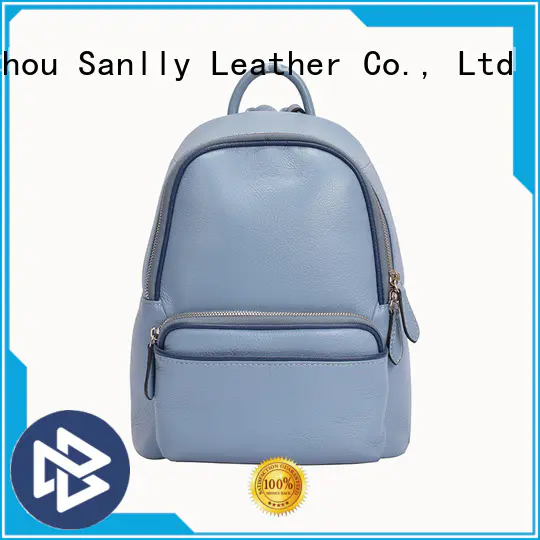 latest professional leather backpack get quote for women Sanlly