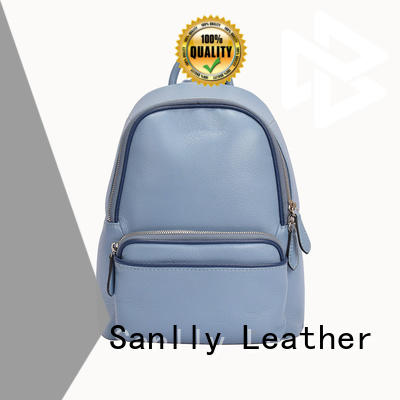 Sanlly quality designer leather backpacks customization for women