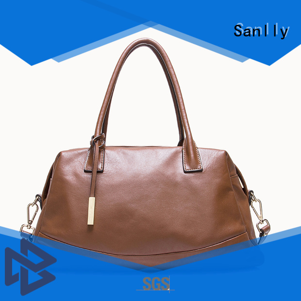 womens leather tote handbags cow Sanlly