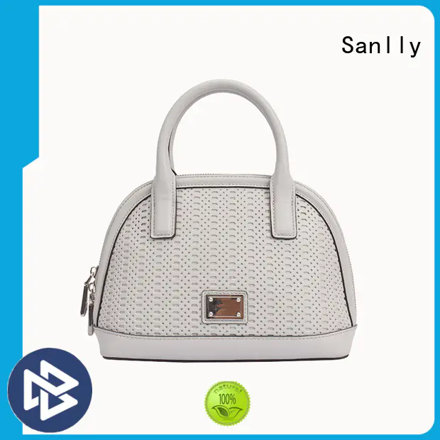 Sanlly quality genuine leather handbags ODM for women