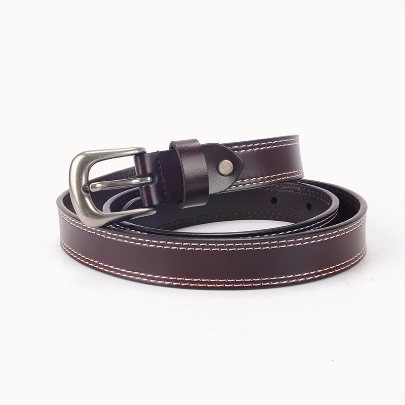 Top mens full leather belts vegtan free sample for girls-1