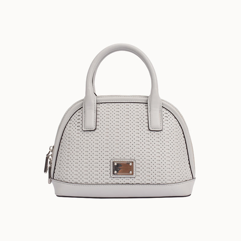 Eyelet Work Design Leather Handbag/ Leather satchel  for ladies
