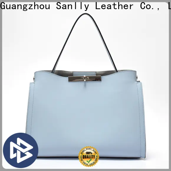 Sanlly leather ladies brown handbags company for women