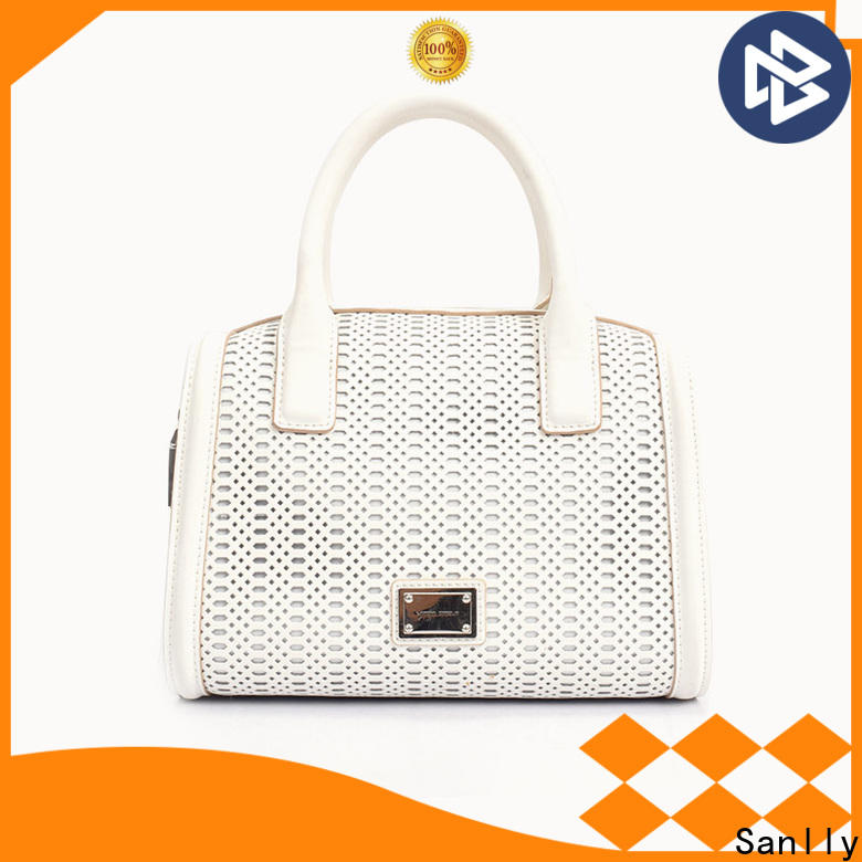 Sanlly Breathable real leather handbags on sale for business for women
