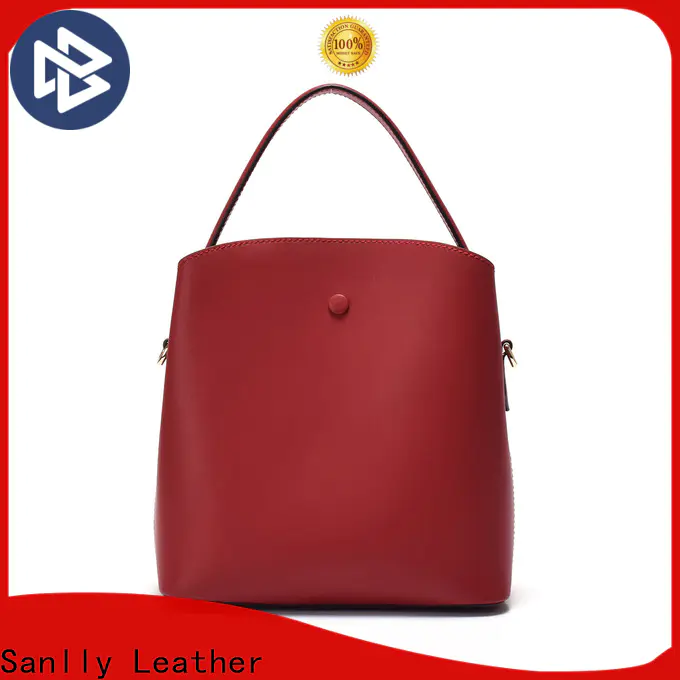 Sanlly leather ladies small leather shoulder bags customization for modern women
