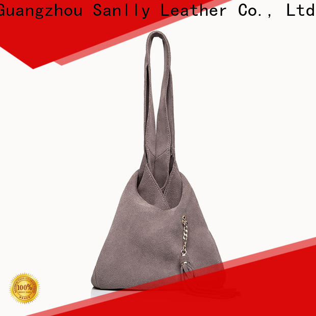 Sanlly bag leather laptop bag customization for modern women