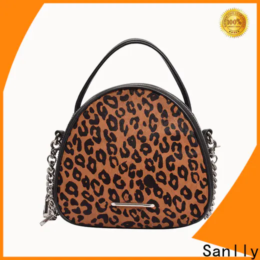 Sanlly bags pure leather purse bulk production for shopping