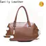 Sanlly nappa big leather handbags free sample for girls