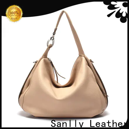 Sanlly leather tote and shoulder bags customization for shopping