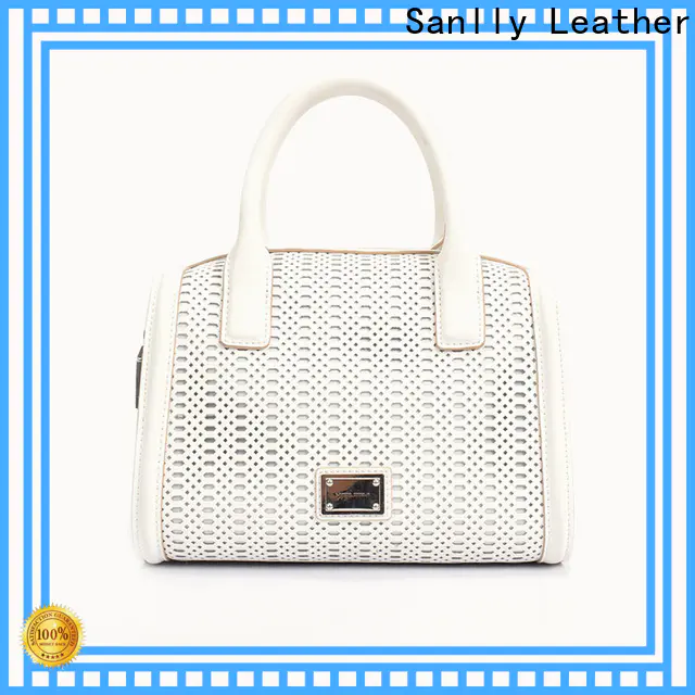Sanlly leather black hand bag factory for summer