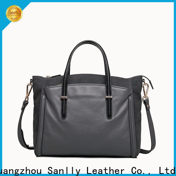 Sanlly ladies black and white tote customization for girls