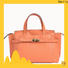 Custom genuine leather totes cool ODM for shopping