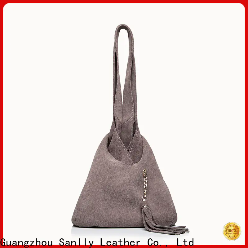 Sanlly leather white designer handbag manufacturers for women