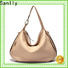 Best brown leather bag ladies handbag factory for summer