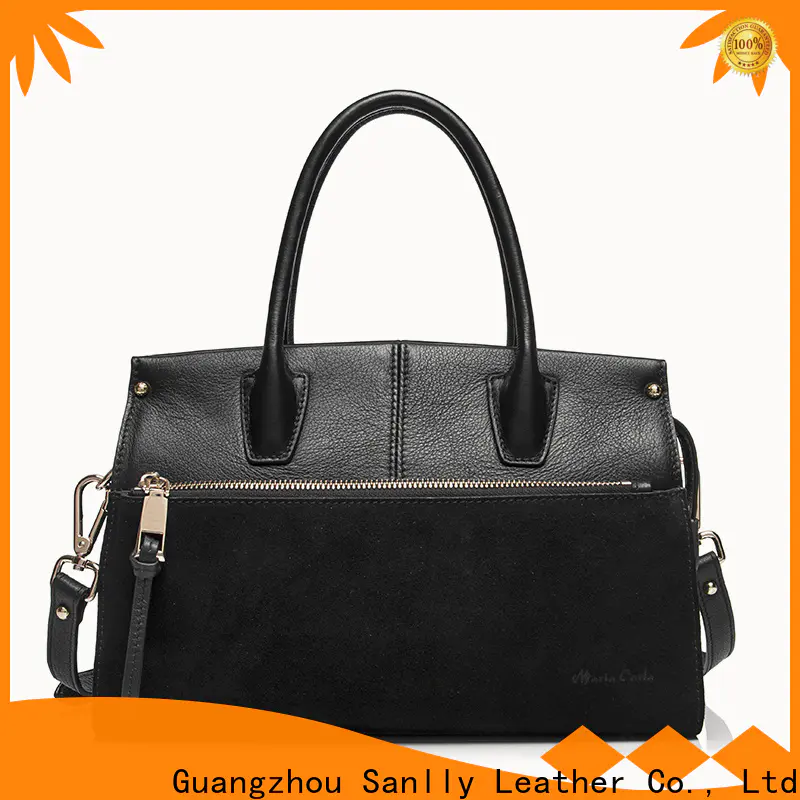 Breathable leather satchel handbags bag for wholesale for modern women