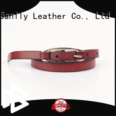 Sanlly solid mesh expensive mens leather belts free sample for shopping