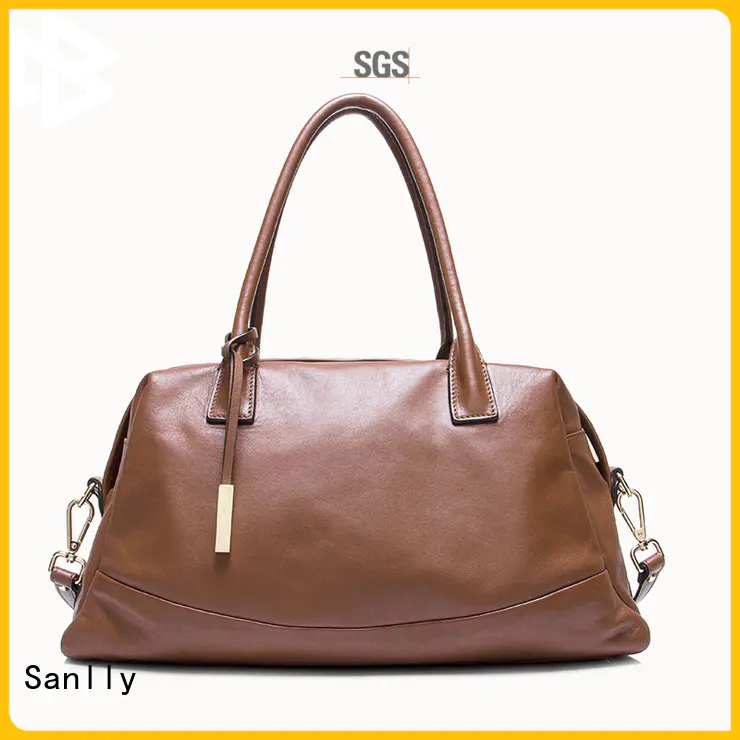 Sanlly durable quilted leather handbag ODM for women