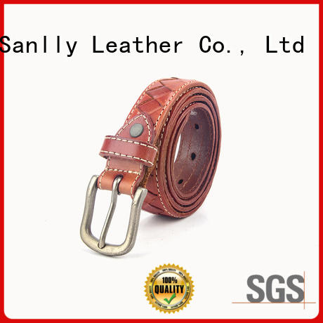 Breathable quality mens belts solid customization for men