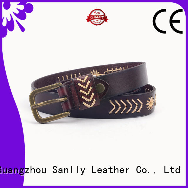 Sanlly Breathable branded belts online ODM for girls