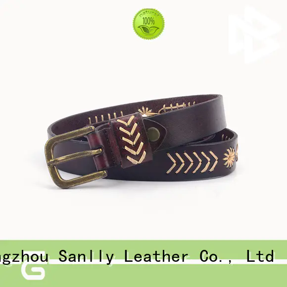 solid mesh mens real leather belts for wholesale for modern men