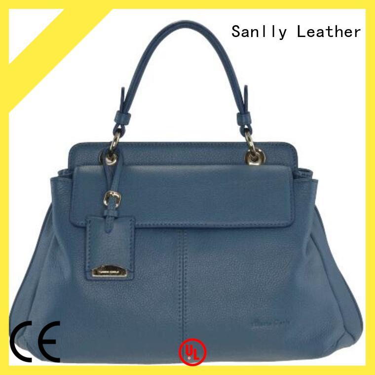 Sanlly custom ladies leather handbags stylish for women