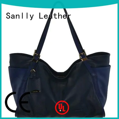 Sanlly leather ladies leather handbags stylish for women