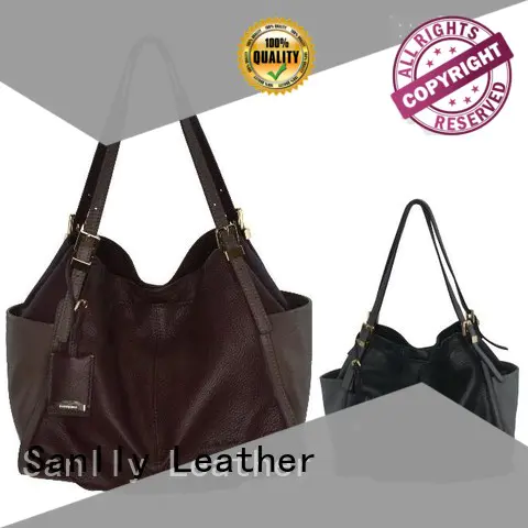 Sanlly high quality ladies leather handbags winter suede for summer