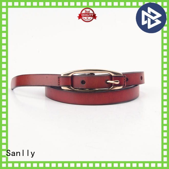 Wholesale black leather belt mens designer design Supply for girls