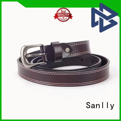 Sanlly latest mens casual leather belt customization for modern men