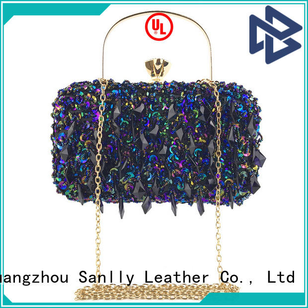 Sanlly tote branded handbags for women leopard haircalf design for summer