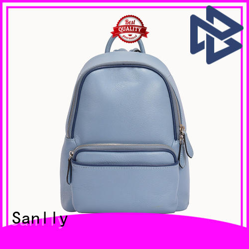 Sanlly real womens leather backpack buy now for shopping