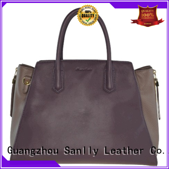 Sanlly tote ladies leather handbags winter suede for winter