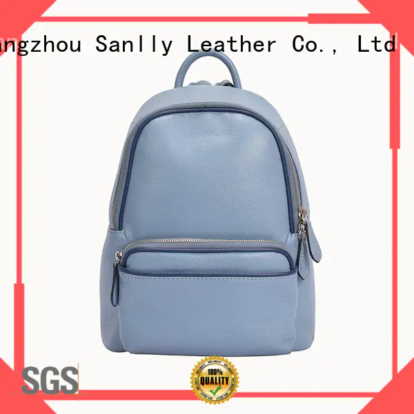 Sanlly quality ladies leather backpack bags get quote for shopping