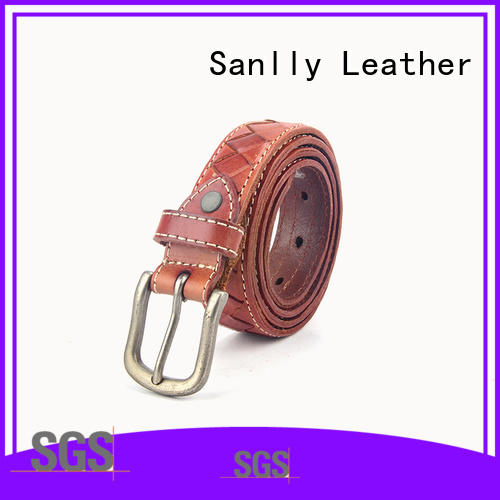 Sanlly customized unique mens leather belts supplier for shopping