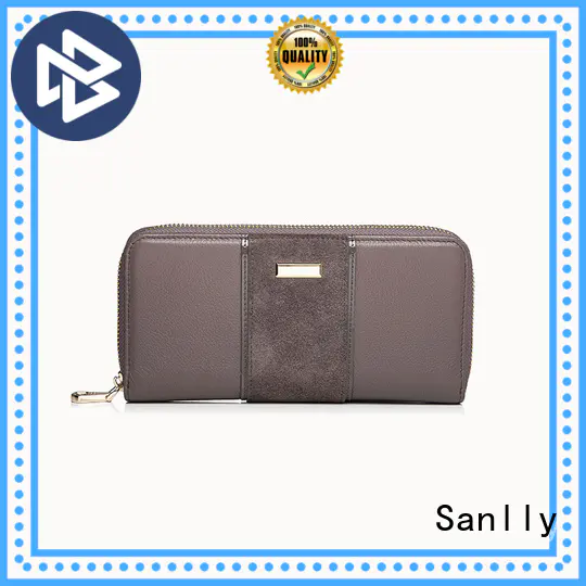 Sanlly portable ladies bifold leather wallet buy now for girls