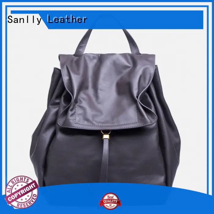 Sanlly leather ladies leather handbags winter suede for winter