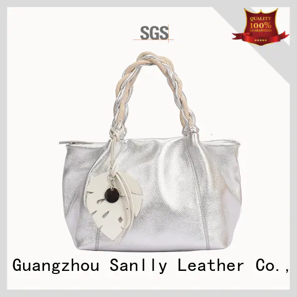 Sanlly eyelet women's genuine leather handbags get quote for girls