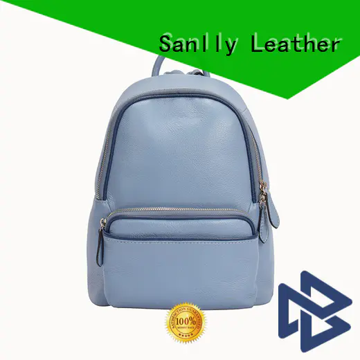 womens leather backpacks ladys for women Sanlly