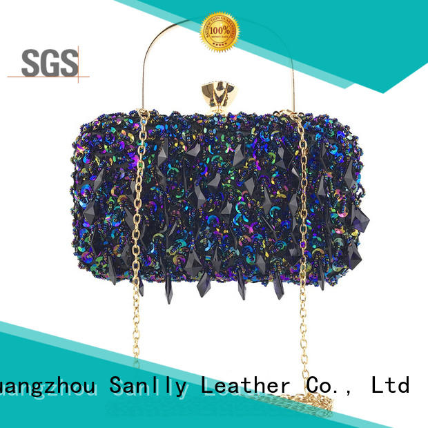 Sanlly Latest shop handbags online leopard haircalf design for summer