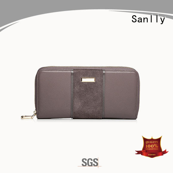 Sanlly portable zip up wallet womens supplier for shopping