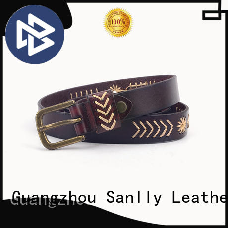 Sanlly portable designer dress belts customization for modern men
