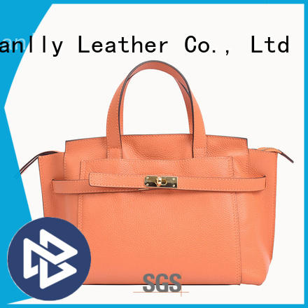 Sanlly smooth italian leather handbags supplier for modern women