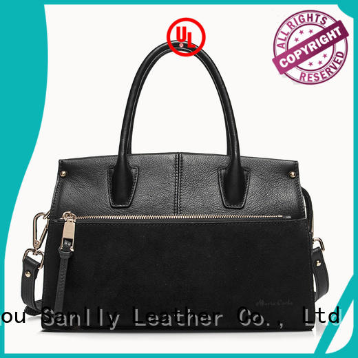 Sanlly high-quality womens leather tote handbags free sample for women