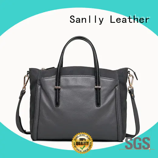Sanlly latest womens leather tote bag OEM for modern women