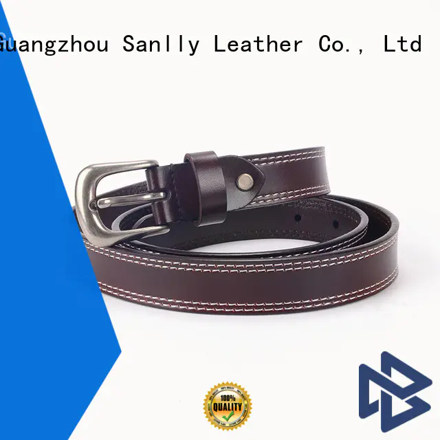 Sanlly cool small mens belt free sample for shopping